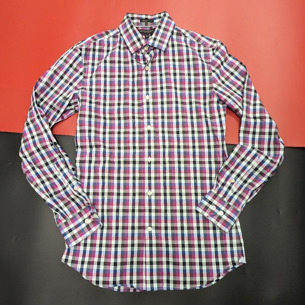 *Banana Republic Casual Button Down, Small, with Tear on Sleeve